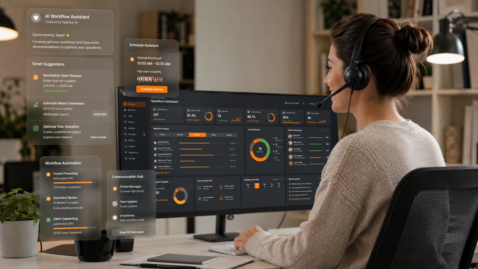 Organized operational coordination environment